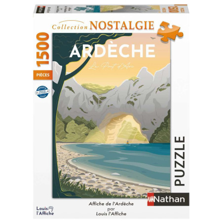 Affiche de l'Ardèche (1500 Pièces)