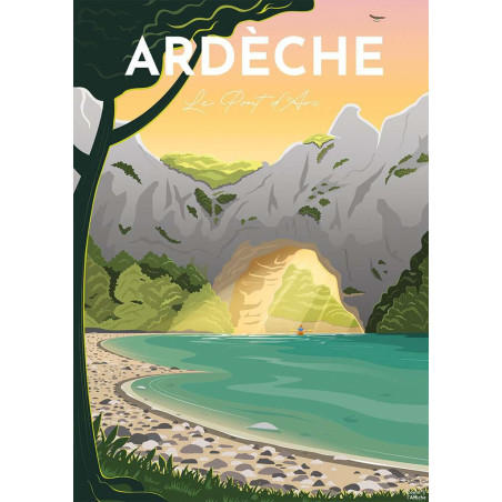 Affiche de l'Ardèche (1500 Pièces)
