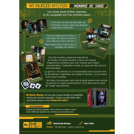 My Murder Mistery - Monnaie de Singe