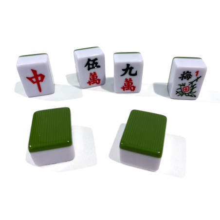Mahjong grandes tuiles 32x24mm non marquées