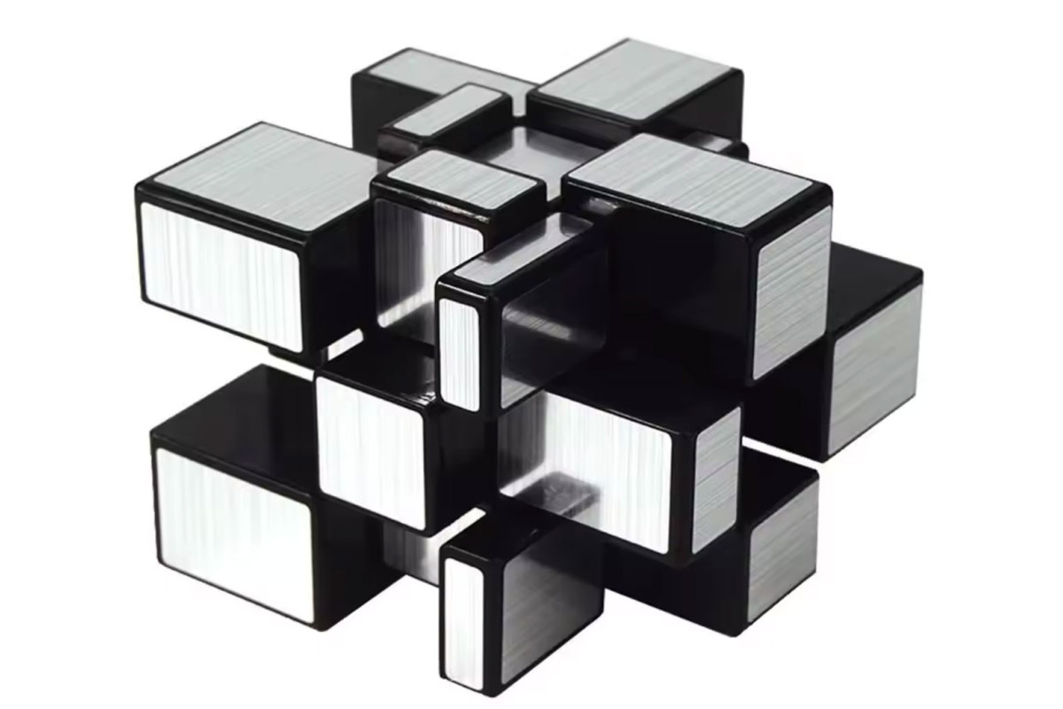 Mirror Cube 3x3 silver