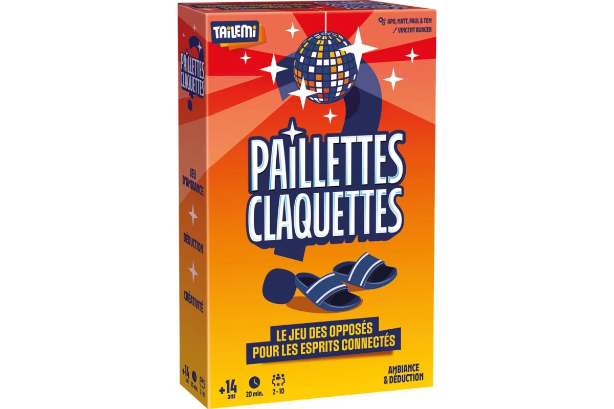 (occasion -50%) Paillettes claquettes