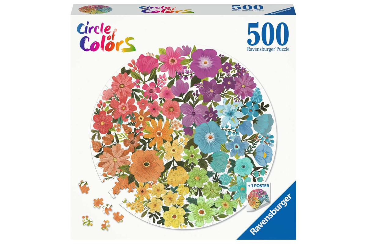 Fleurs Circle of Colors (500 Pièces)