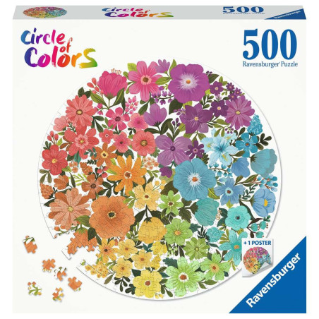Fleurs Circle of Colors (500 Pièces)