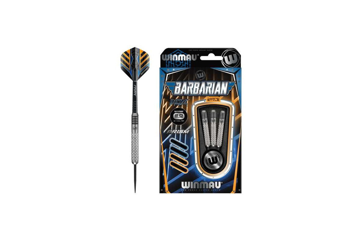Fléchettes Winmau Barbarian 24g Inox