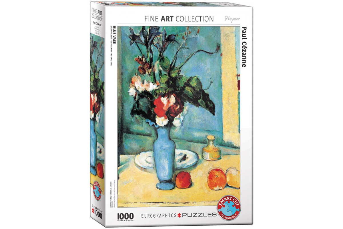 Paul Cézanne - Le vase bleu (1000 Pièces)