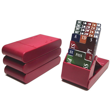 Boîtes d'enchères Bridge Lion (lot de 4)