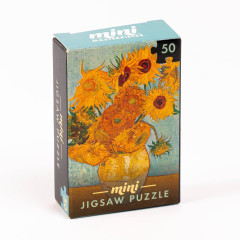 Mini puzzle Professor Puzzle 50 pièces - Les Tournesols
