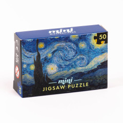 Mini puzzle Professor Puzzle 50 pièces - La Nuit étoilée