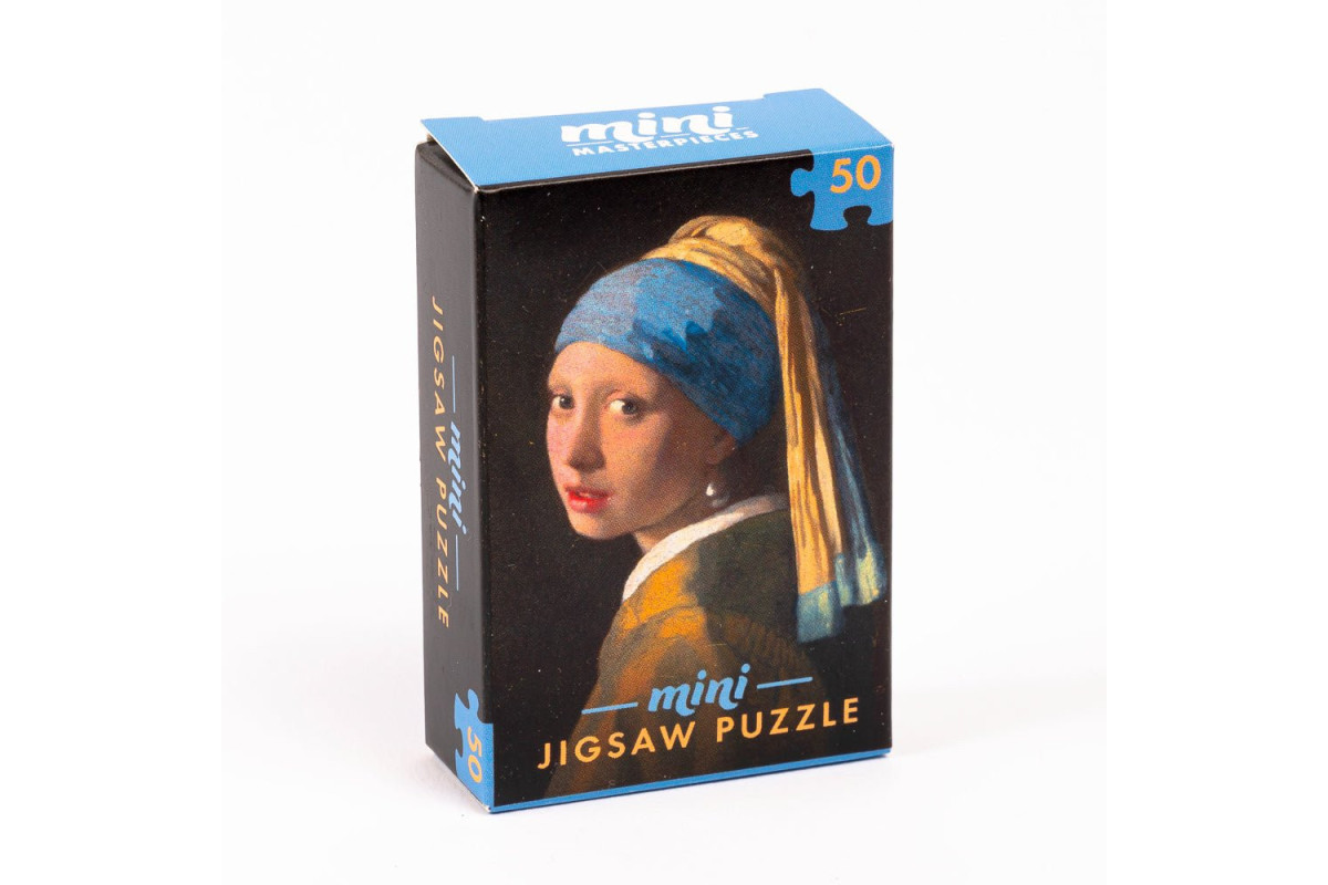 Mini puzzle Professor Puzzle 50 pièces - La Jeune Fille à la perle
