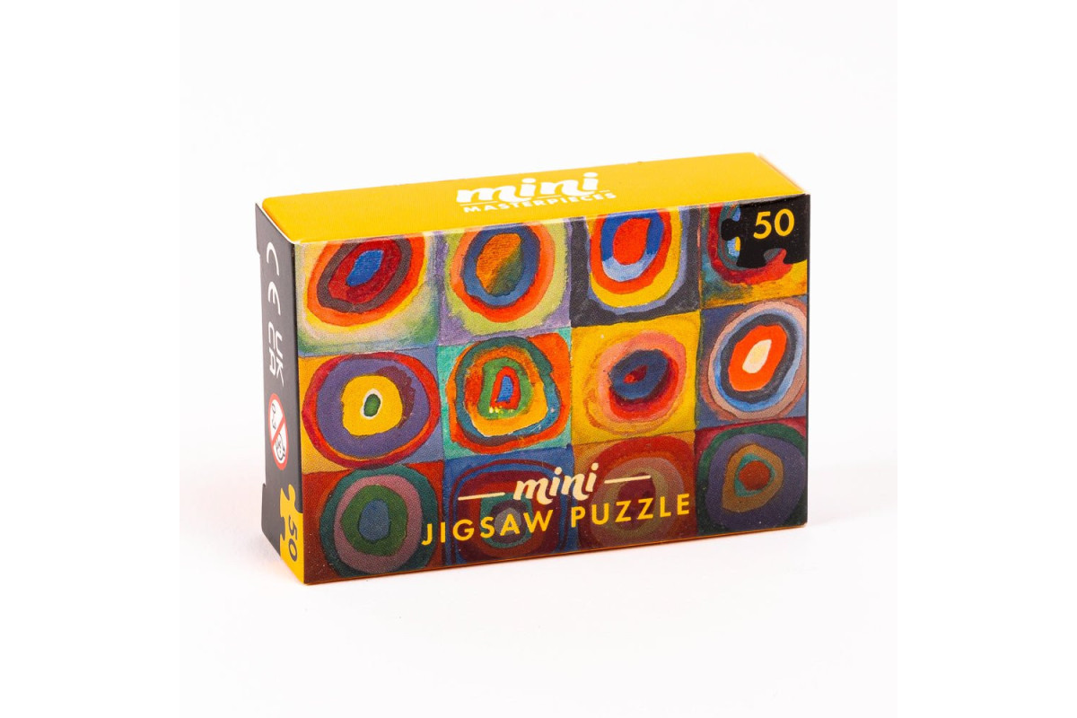 Mini puzzle Professor Puzzle 50 pièces - Squares with Concentric Circles