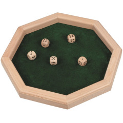 Piste de dés hexagonale 25cm