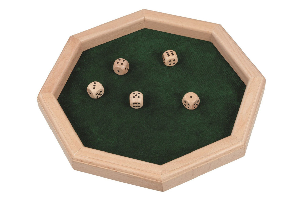 Piste de dés hexagonale 25cm