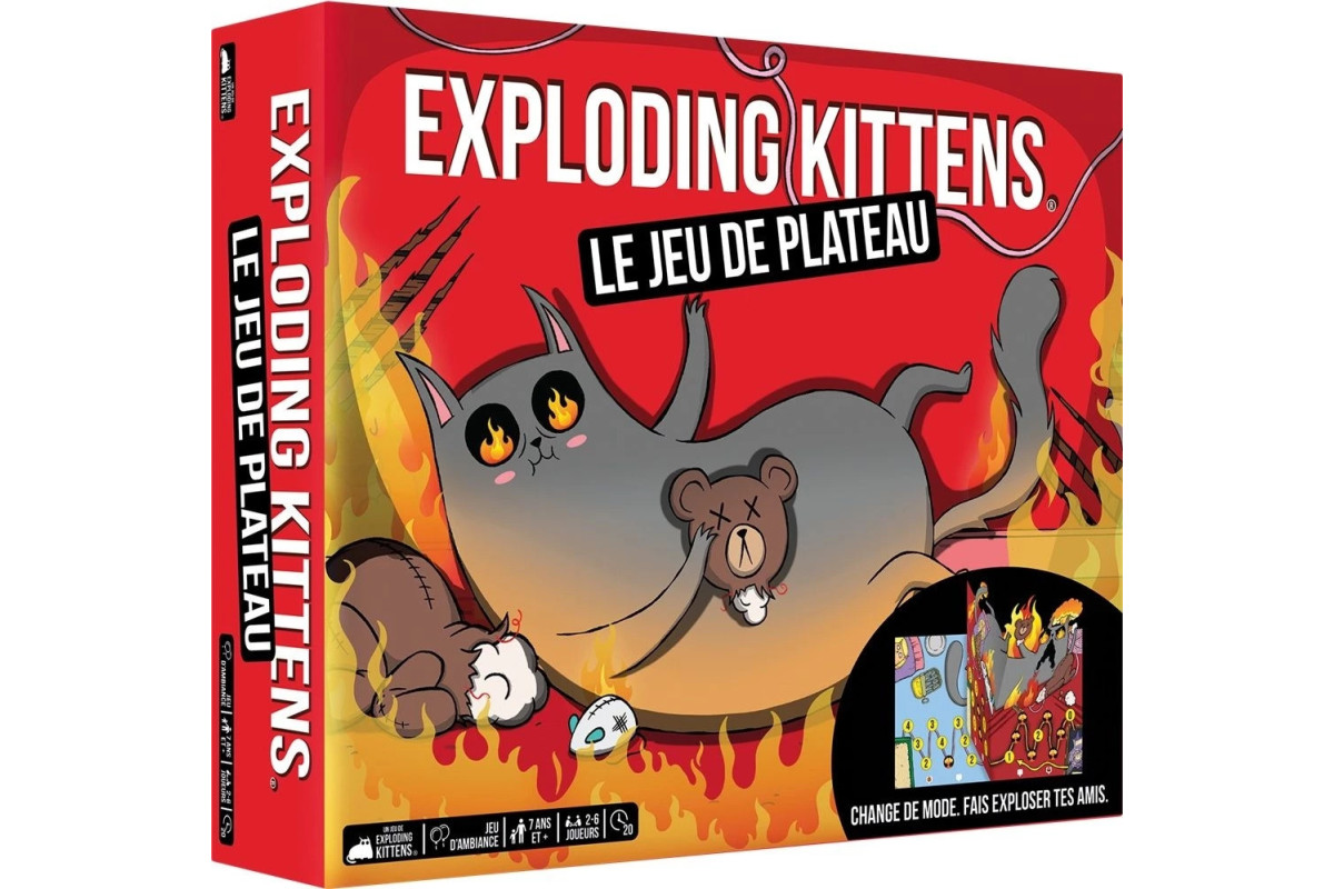 Exploding Kittens : Le jeu de plateau