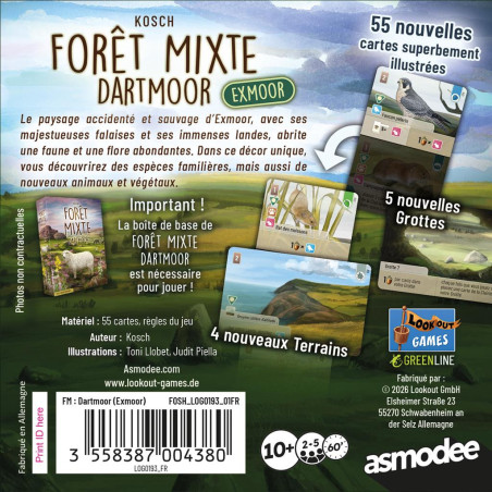 Forêt Mixte Dartmoor : Exmoor