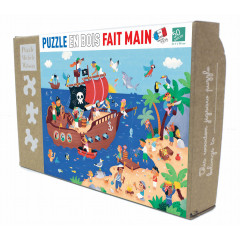 Les Pirates en Vacances - puzzle Michèle Wilson 50 pièces