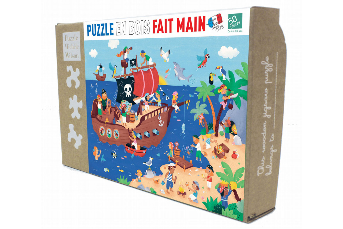 Les Pirates en Vacances - puzzle Michèle Wilson 50 pièces
