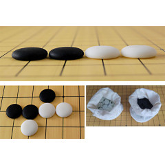 Pierres Yunzi mono-convexes 22mm en sacs coton