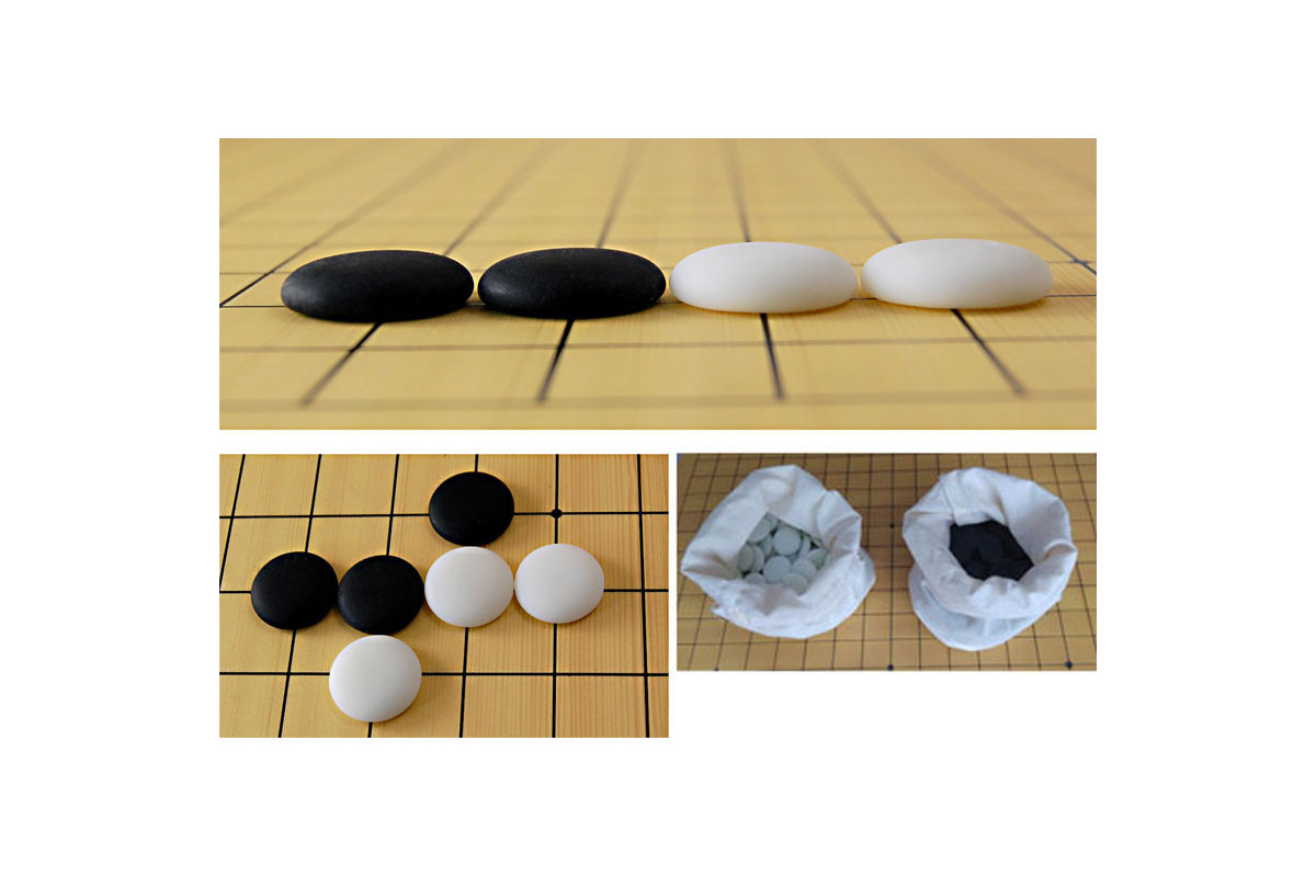 Pierres Yunzi mono-convexes 22mm en sacs coton