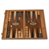 Backgammon en noyer 60cm