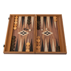 Backgammon aspect noyer 60cm