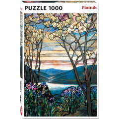 Tiffany - Magnolias Et Iris (1000 pièces)