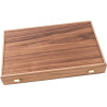 Backgammon Premium Noyer / Chêne sombre 60cm
