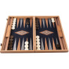 Backgammon Premium Noyer / Chêne sombre 60cm