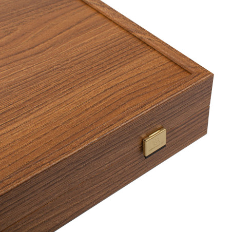 Backgammon aspect chêne 45cm