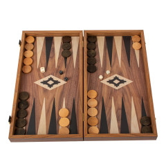Backgammon aspect noyer 50cm