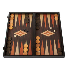 Backgammon aspect wengé 50cm