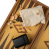 Backgammon aspect chêne 39cm