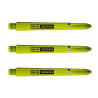 3 x Porte-Empennages fléchettes Nylon vert Medium