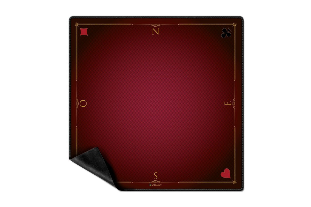Tapis Prestige Rouge (néoprène galonné 60x60cm)