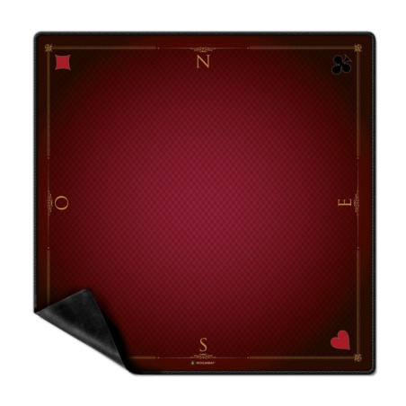 Tapis Prestige Rouge (néoprène galonné 60x60cm)