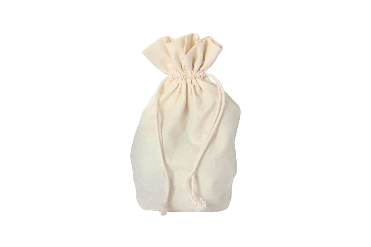 Sac coton 21x16cm fond plat (unité)