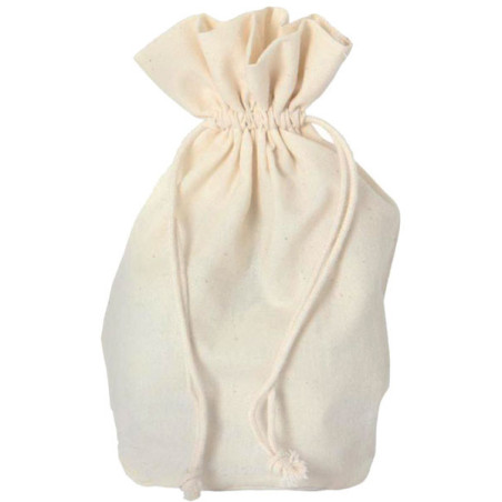 Sac coton 21x16cm fond plat (unité)