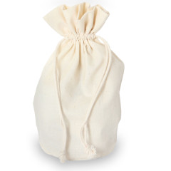 Sac coton 21x16cm fond plat (unité)