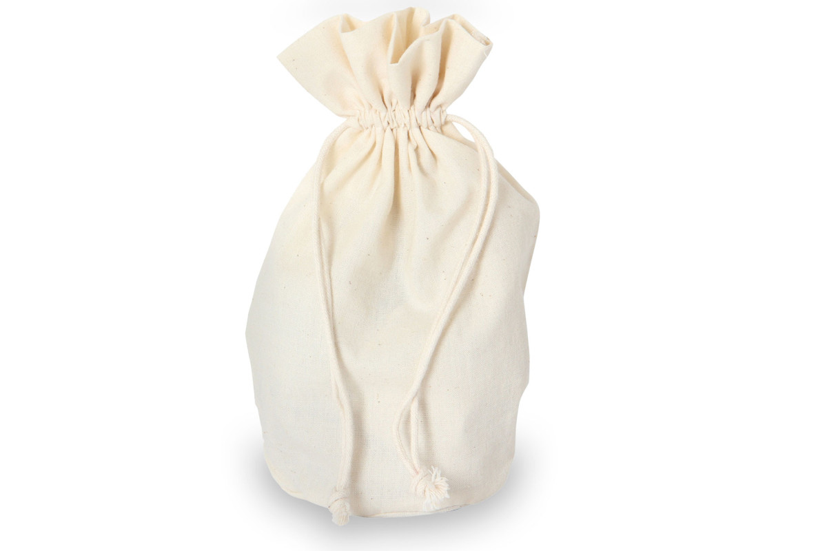 Sac coton 21x16cm fond plat (unité)