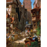 Arrivée de la diligence - Carl Spitzweg - puzzle Michèle Wilson 1000 pièces