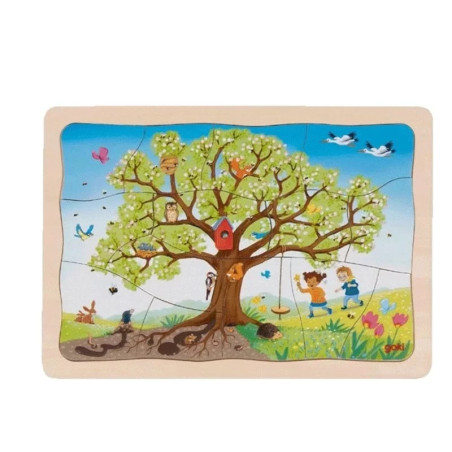 Puzzle à couches, saisons du pommier