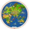 Puzzle, globe terrestre