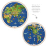 Puzzle, globe terrestre