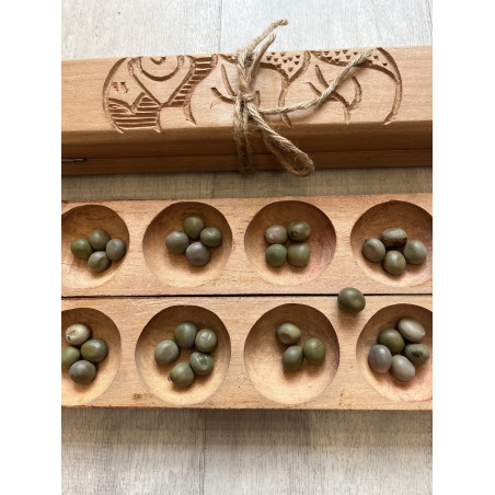 Awale traditionnel bords carrés