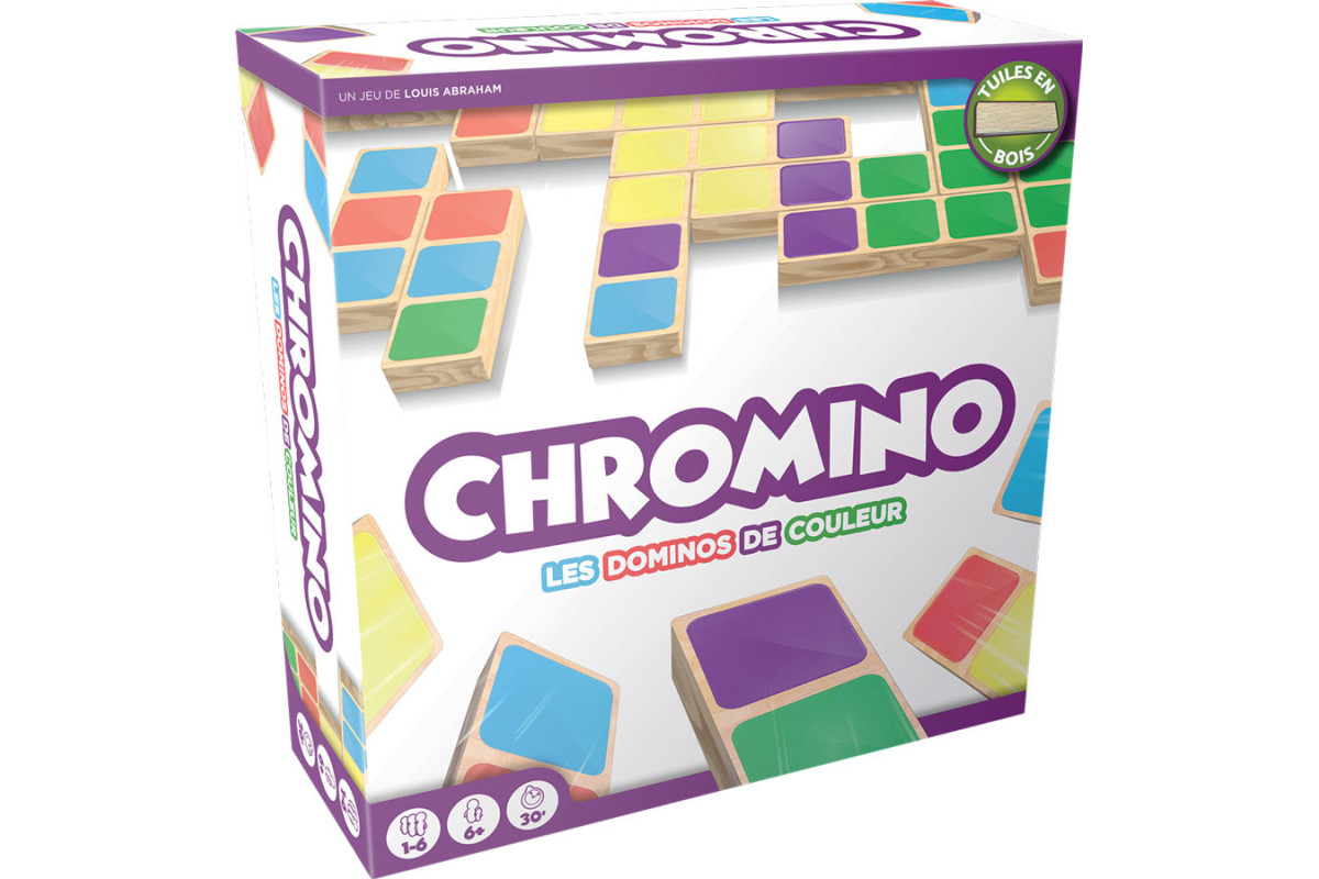 Chromino tuiles en bois