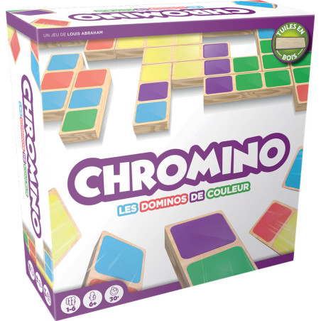 Chromino tuiles en bois