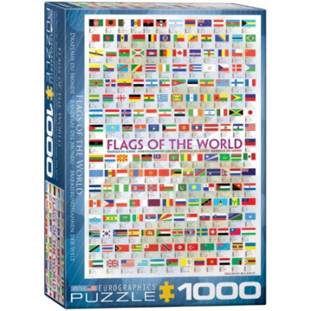 Drapeaux du monde (1000 pièces)