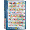 Drapeaux du monde (1000 pièces)