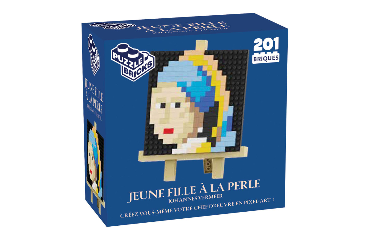 Puzzle Mini-briques Jeune Fille à la Perle