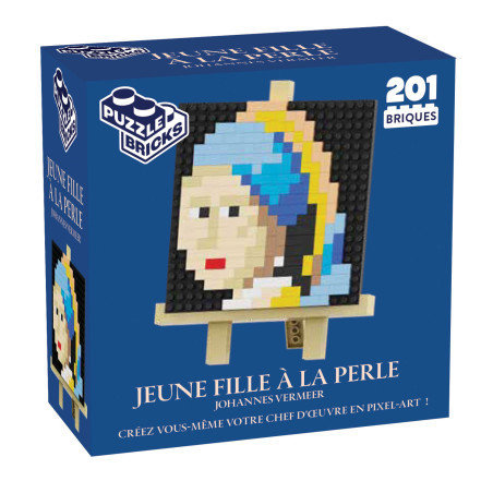 Puzzle Mini-briques Jeune Fille à la Perle